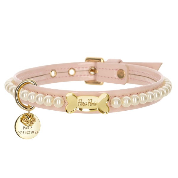 Pearl Dog Collar Etsy
