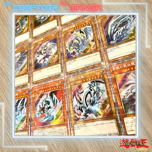 Deck Blue Eyes White Dragon - 55 Cartes - Carte Yu-Gi-Oh -  Version Japonaise - Holographique - Proxy - Haute Qualité -Carte à Collectionner
