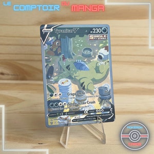 Tyranitar V 155/163 - Battle Styles -  Version Anglaise - Holographique - Proxy - Haute Qualité - Cartes à Collectionner