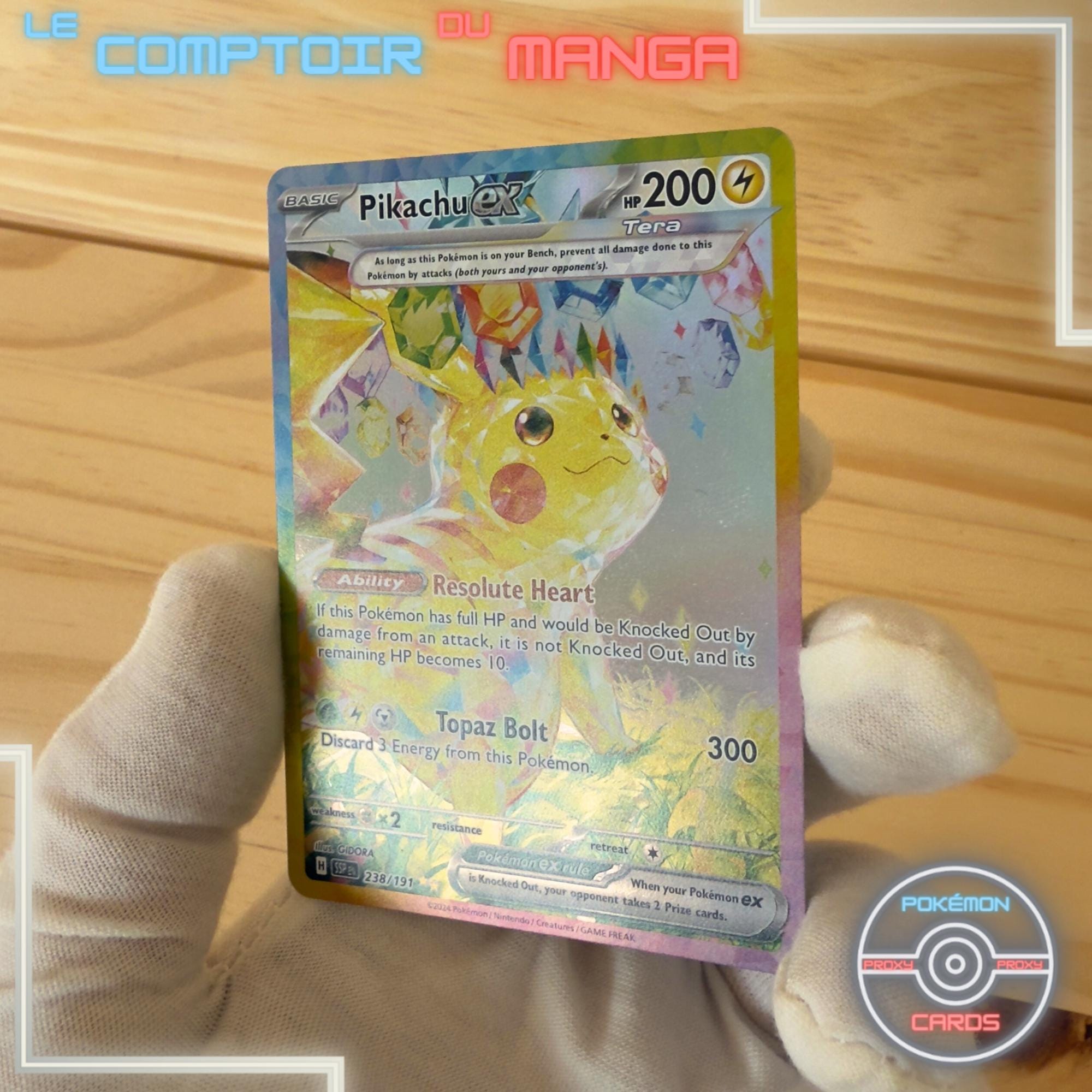 ポケモンカードゲーム　ピカチュウEX SIR SSP EN 238/191 Pikachu EX SSP PT 238/191 Near Mint | eBay