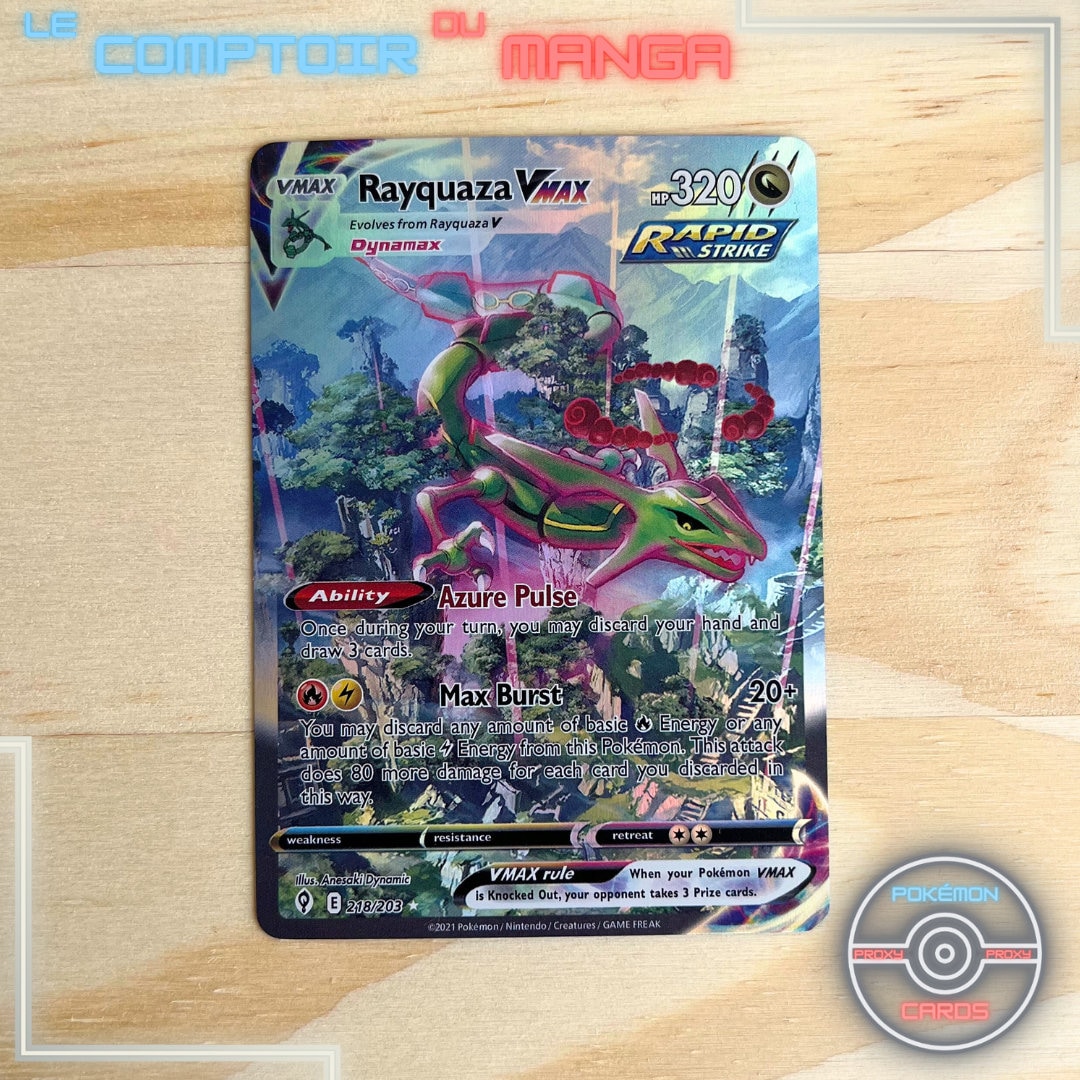Rayquaza Vmax 218/203 Evolving Skies - English Version