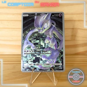 Mewtwo 010/P-A - Genetic Power Promo - Version Anglaise - Pokémon Pocket Card - Holographique et Texturé - Proxy