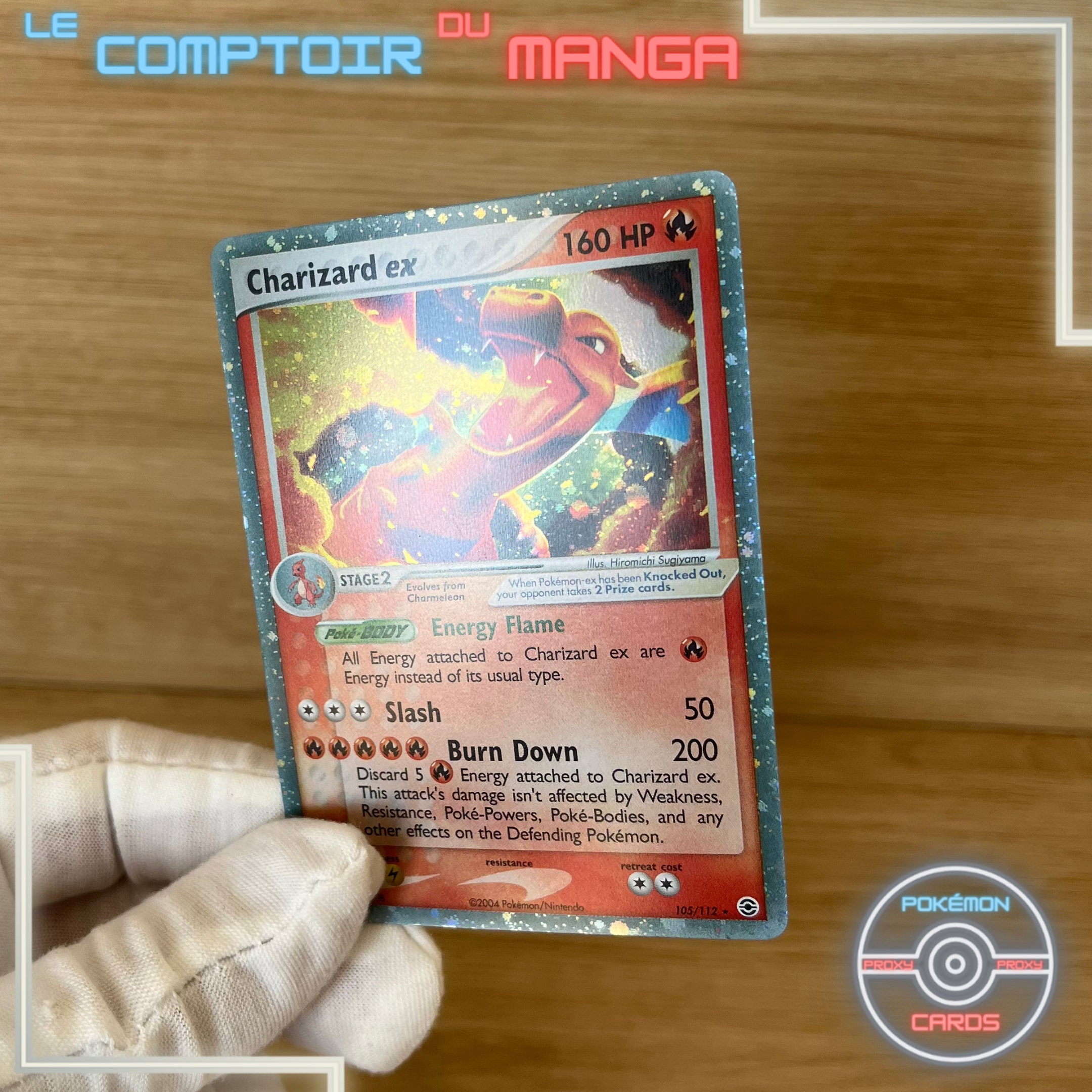 Charizard EX - 105 / 112 - Firered & Leafgreen 2004 Charizard EX - 105 / 112 - Firered & Leafgreen 2004