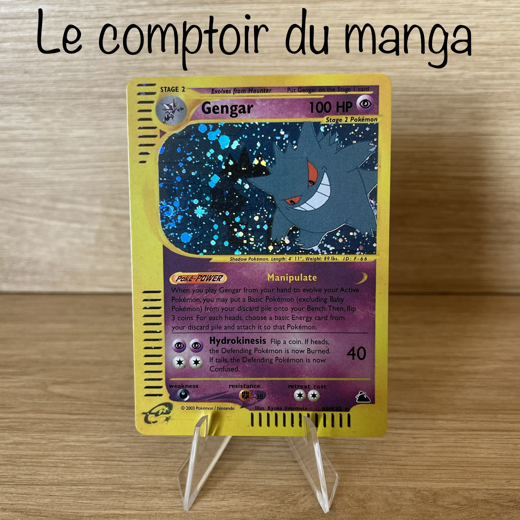 Gengar H9/H32 Skyridge 2003 - English Version - Holographic Gengar H9/H32 Skyridge 2003 - English Version - Holographic
