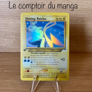 Shining Raichu 111/105  Neo Destiny - Version Anglais - Holographique - Proxy - Haute Qualité  - Carte à collectionner