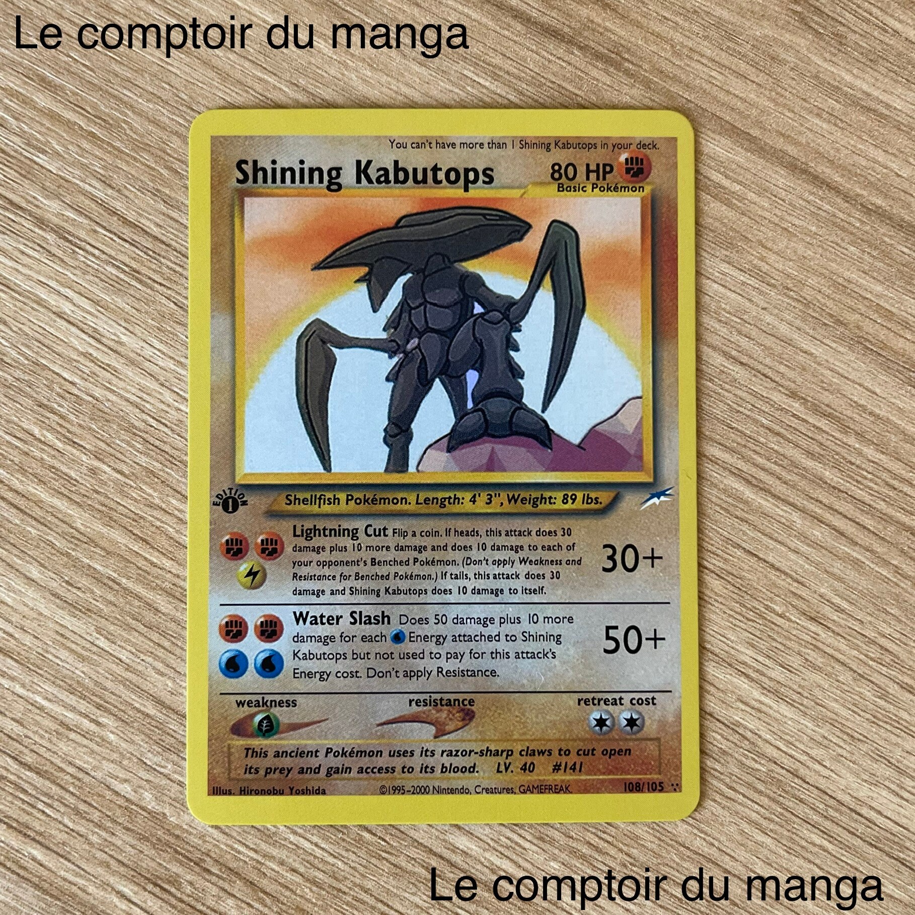 Shining Kabutops 108/105 Neo Destiny - English Version Shining Kabutops 108/105 Neo Destiny - English Version