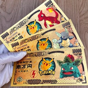 Pokemon - Nippon Ginko Banknotes - Lot/individual -starter-reptincel ...