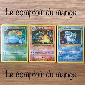 Charizard / Venusaur / Blastoise - Set Base 2 - Versione Inglese - Olografico - Proxy - Alta Qualità - Carta Collezionabile