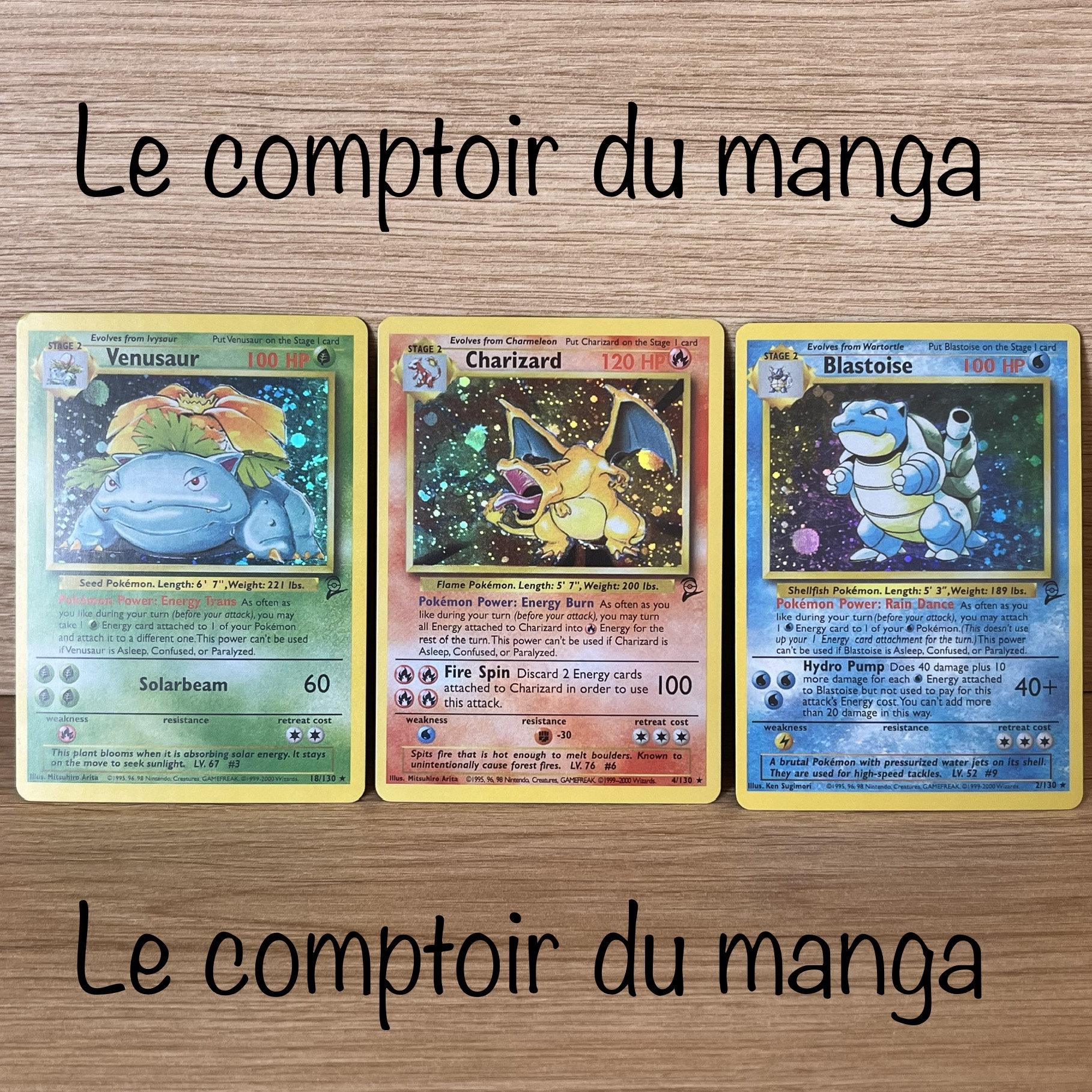 PSA9•10「Charizard」「Venusaur」「Blastoise」 PSA 10 25th Anniversary Charizard Blastoise Venusaur 001 2 3