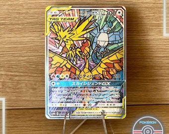 Moltres, Zapdos & Articuno GX Custom Metal Pokemon Cards – AcademGames