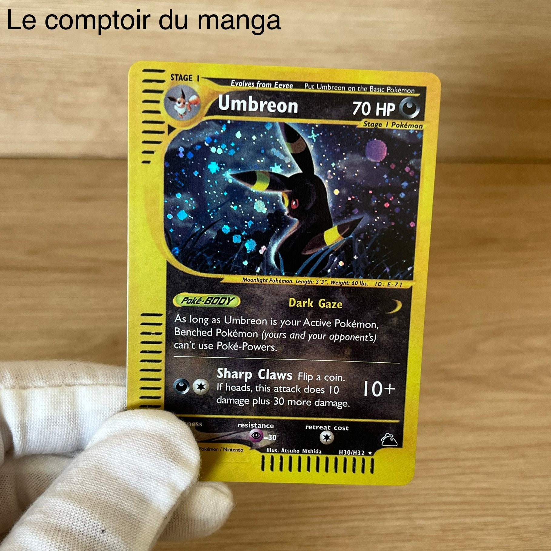 ポケモンカードゲーム Umbreon H30/H32 英語版 Umbreon H30/H32 Skyridge 2003 - English Version