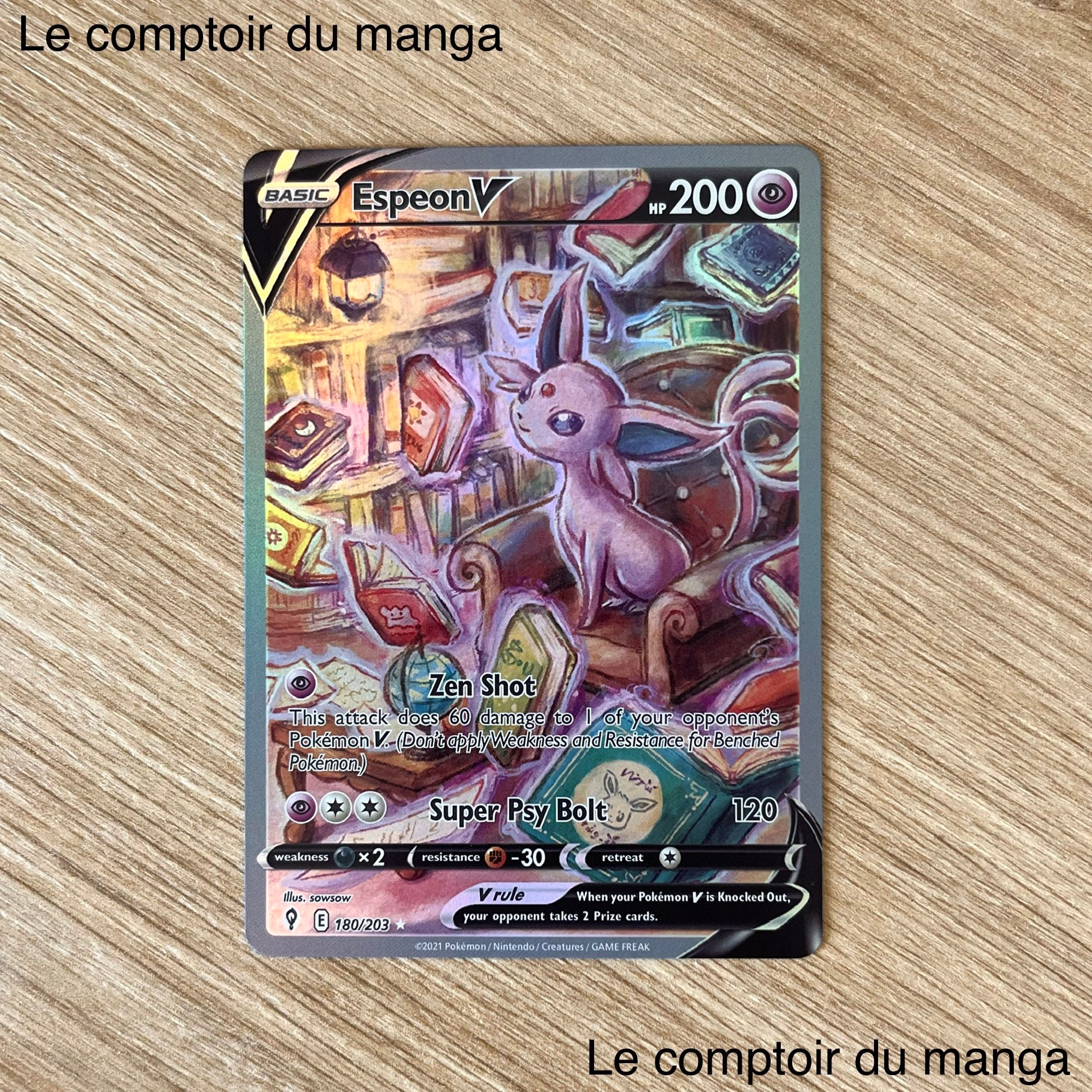 Espeon V 180/203 Evolving Skies - English Version