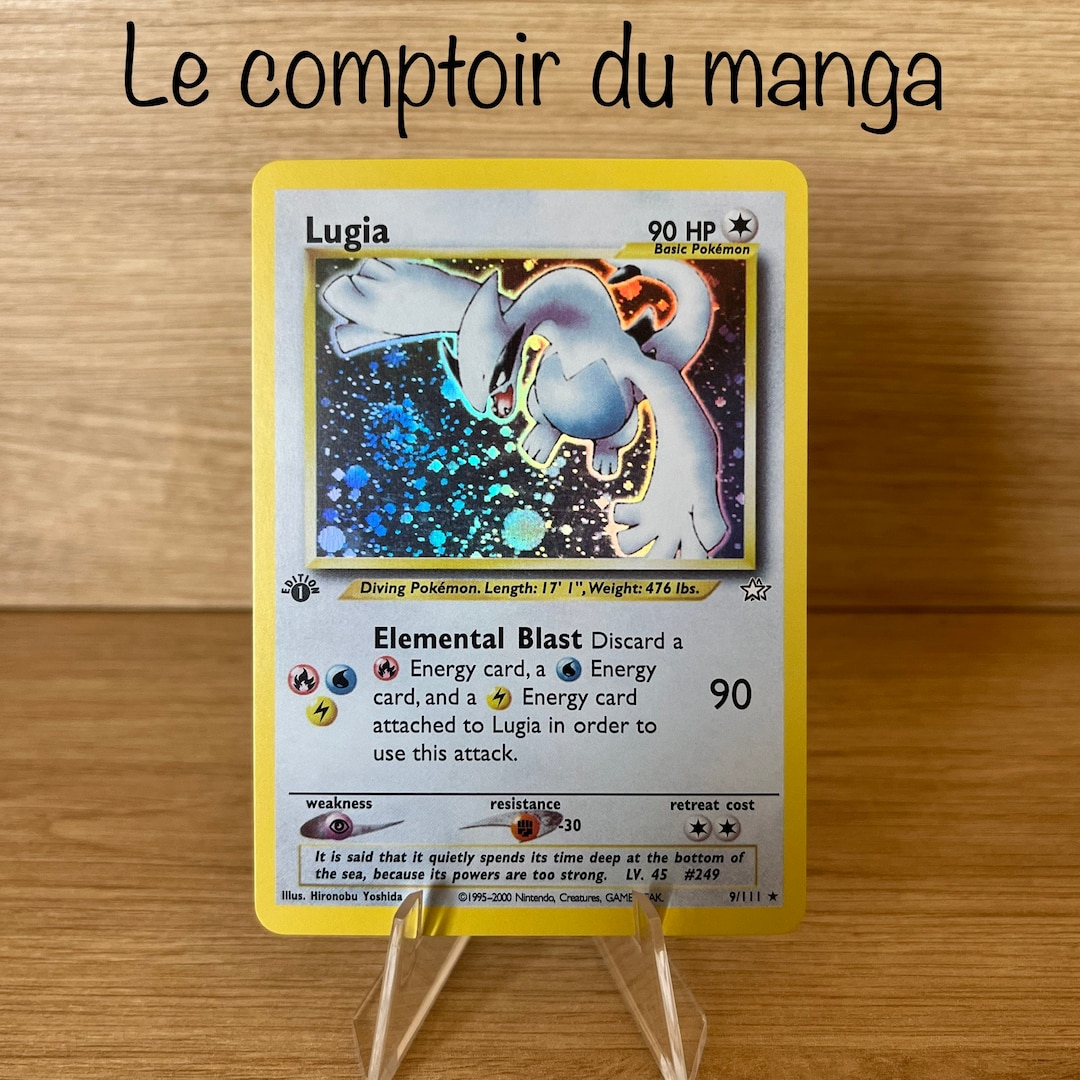 高質で安価 Lugia 9/111 Holografisch – Version Englische – Genesis Neo ポケモンカードゲーム