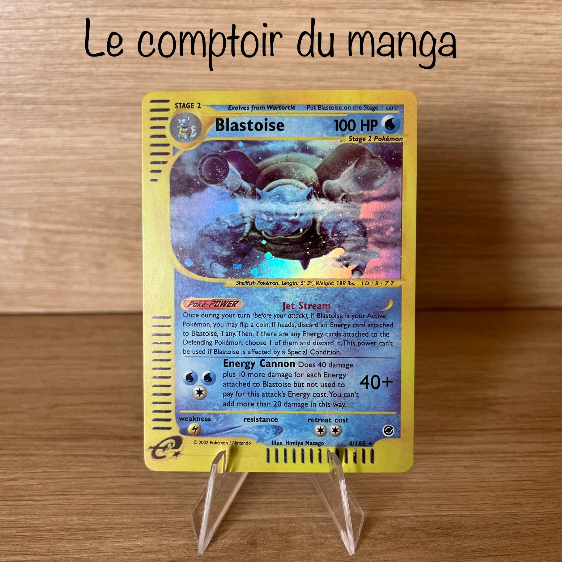 Blastoise 4/165 Expedition 2002 - English Version Blastoise 4/165 Expedition 2002 - English Version