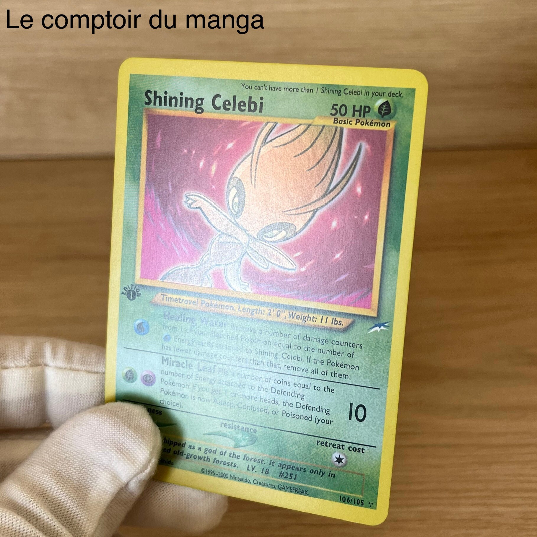Shining Celebi 106/105 Neo Destiny - English Version