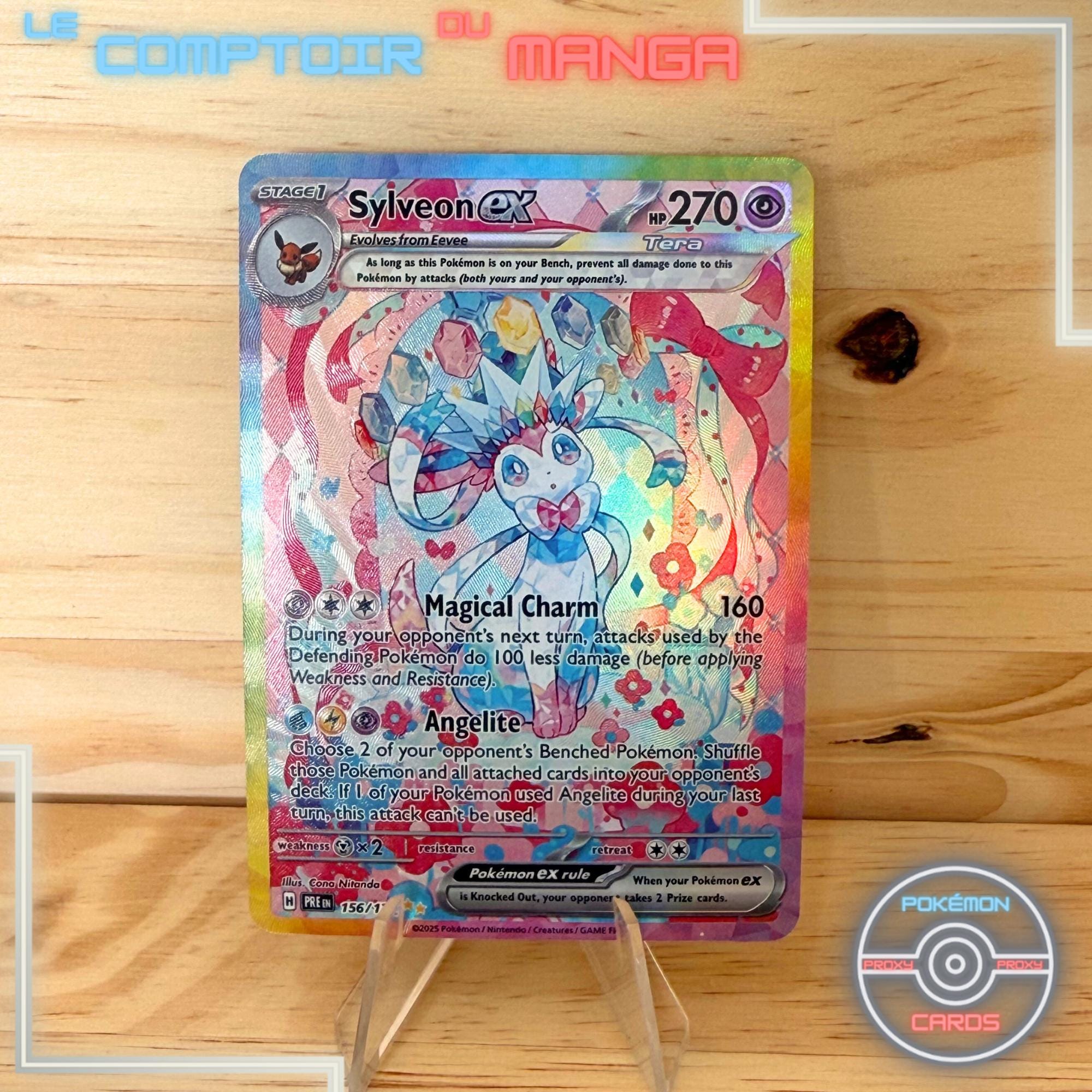 Sylveon EX 156/131 - Sv8a Prismatic Evolutions - English Version