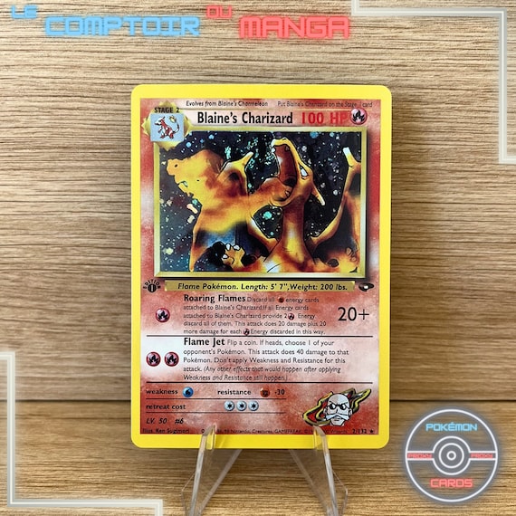カツラのリザードン　blaine's charizard 2/132 Blaine's Charizard 2/132 Gym Challenge - English Version