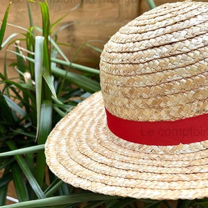 Straw Hat - 0ne P - Cosplay - Decoration - Luffy - 35 cm in diameter