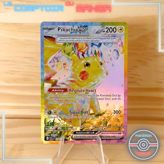 ポケモンカード　ピカチュウex 238/191 英語版 Pikachu ex 238/191 Sv08: Surging Sparks Holo PSA 9 | eBay