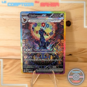 Umbreon EX 161/131 – SV8a Prismatic Evolutions – Englische Version – Strukturiertes Hologramm – Proxy – Hohe Qualität
