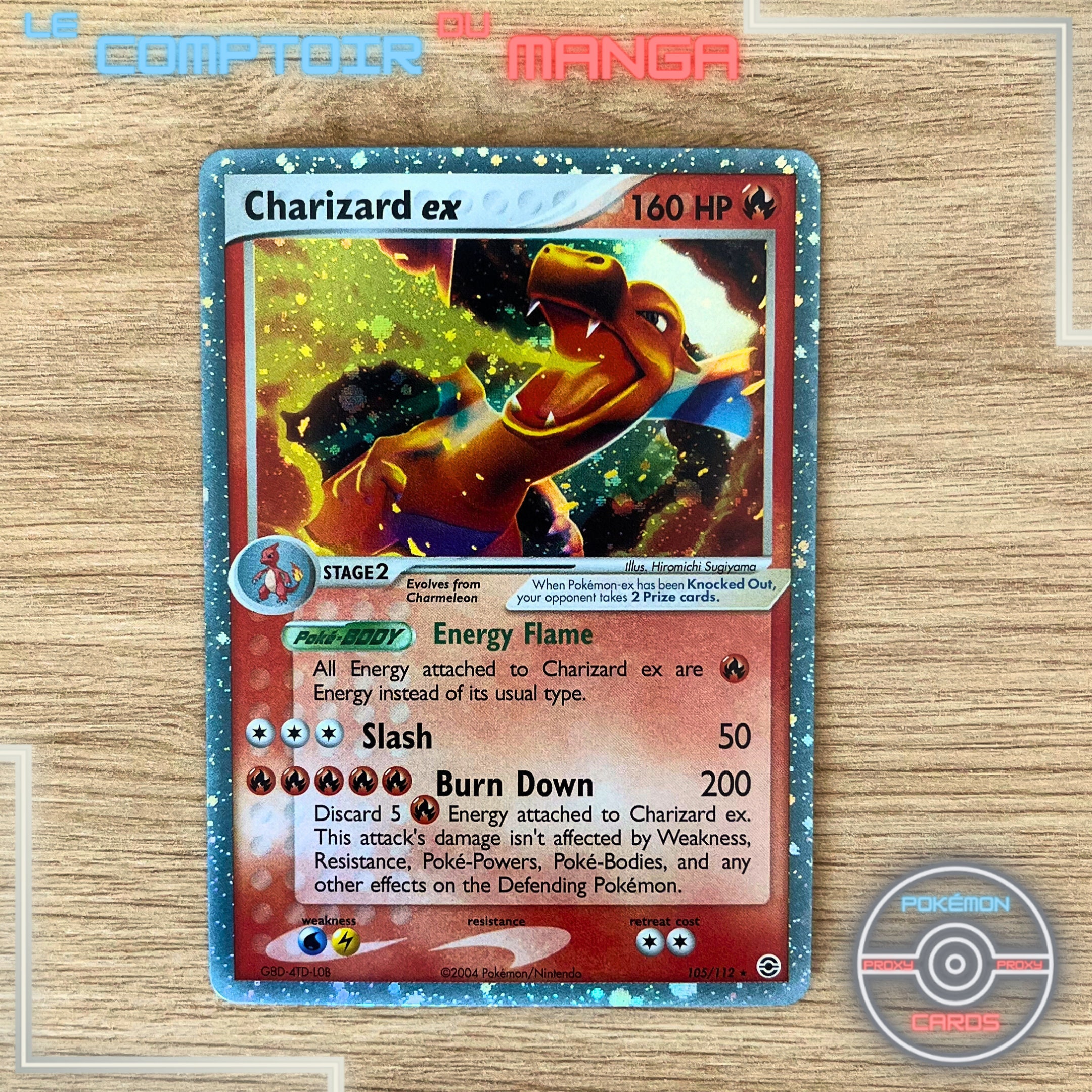 Charizard EX - 105 / 112 - Firered & Leafgreen 2004