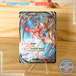 Charizard EX 280/226 - Genetic Power Charizard - Version Anglaise - Pokémon Pocket Card - Immersive - Holographique et Texturé - Proxy