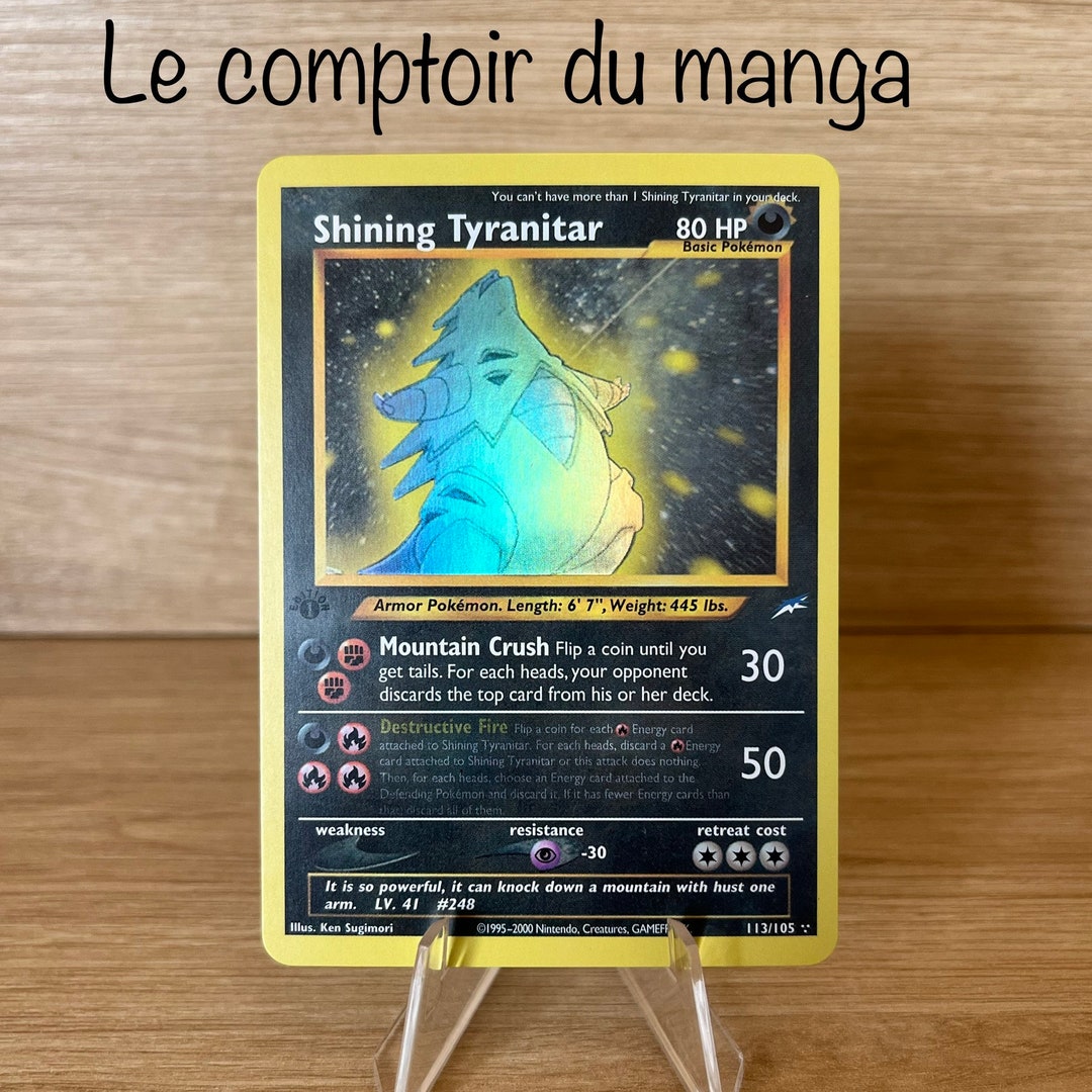 NINTENDO Pokemon card Shining Tyranitar No.248 Neo Destiny