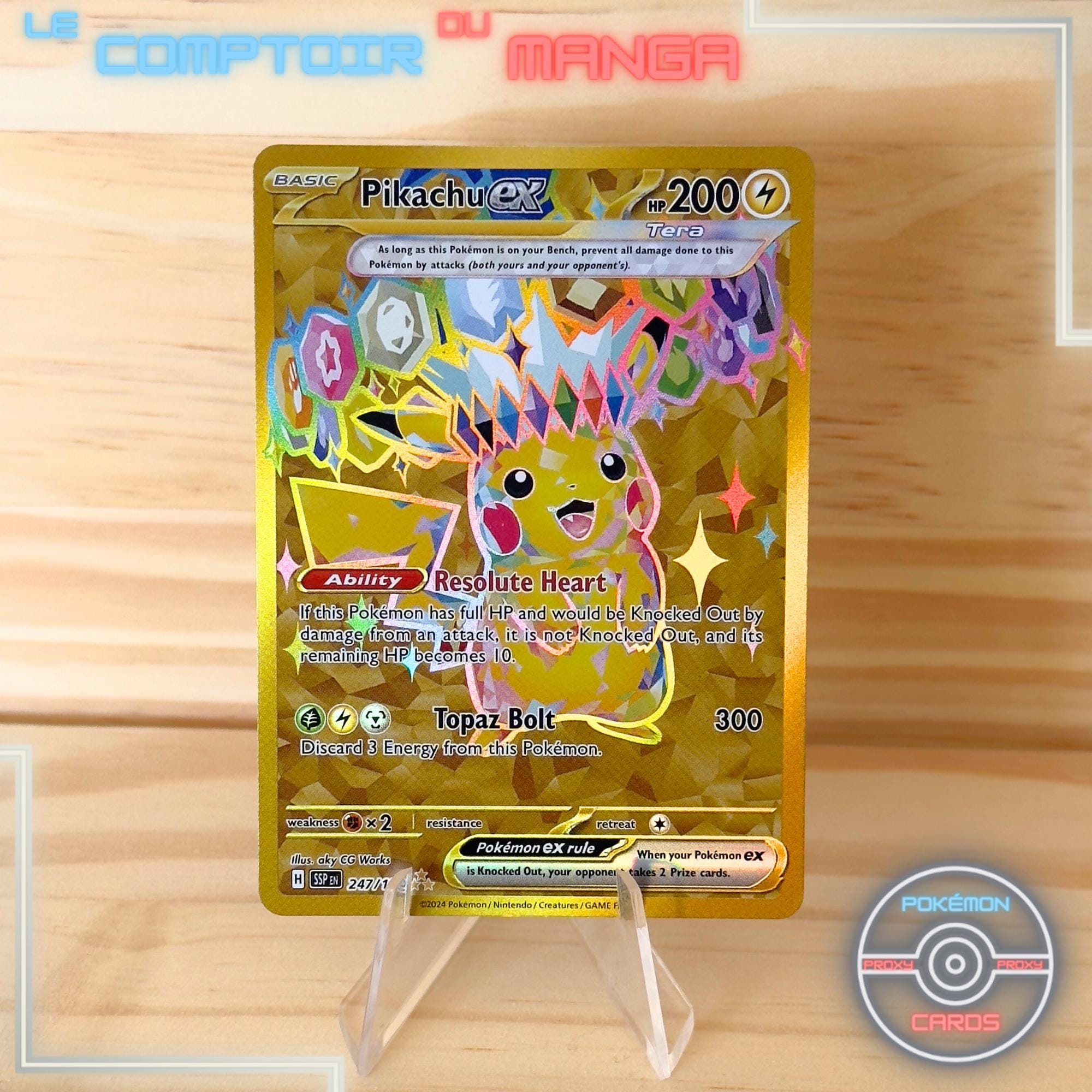 ピカチュウ英語版Pikachu EX HR SSP EN247/191 ピカチュウ英語版Pikachu EX HR SSP EN247/191