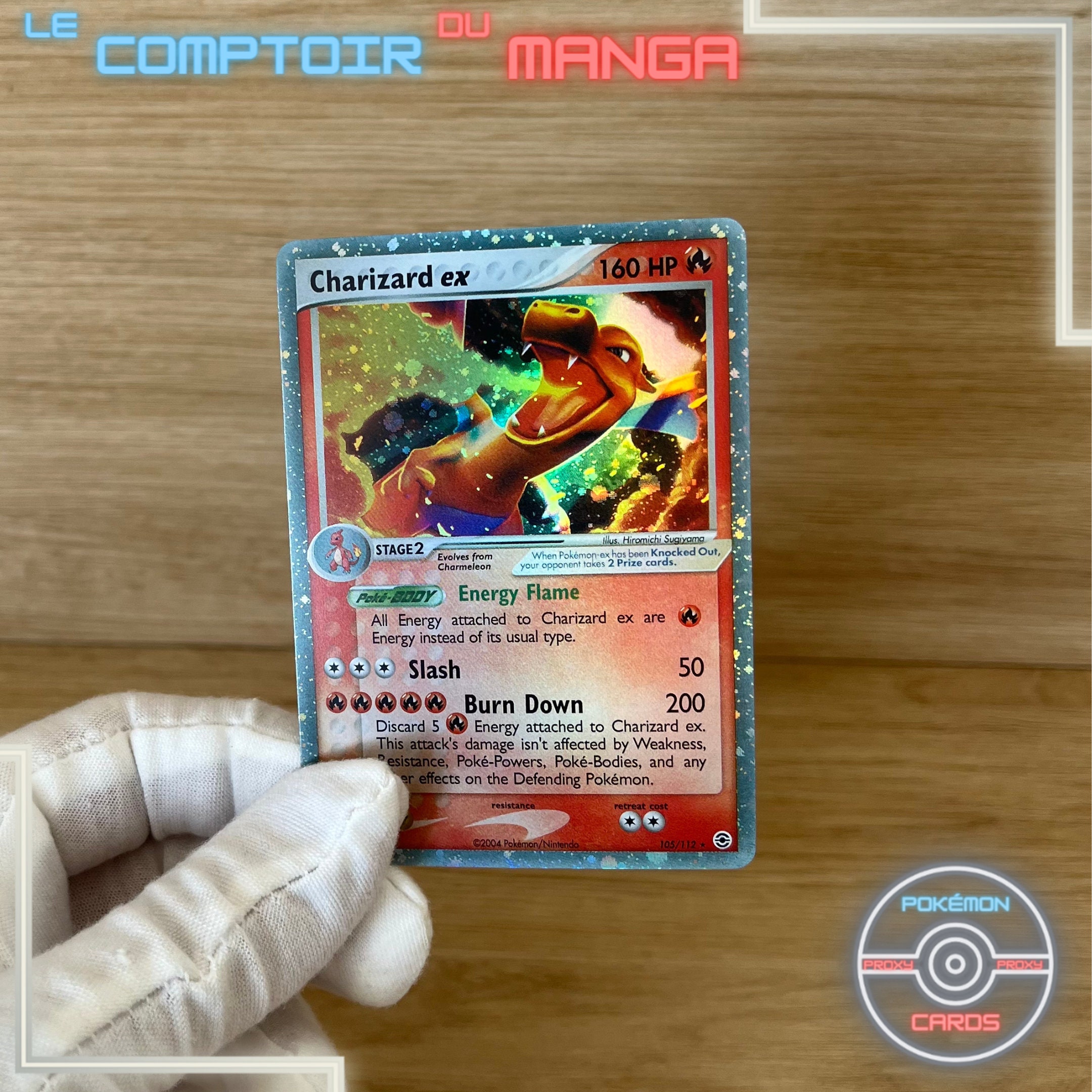 Charizard EX - 105 / 112 - Firered & Leafgreen 2004 Charizard EX - 105 / 112 - Firered & Leafgreen 2004