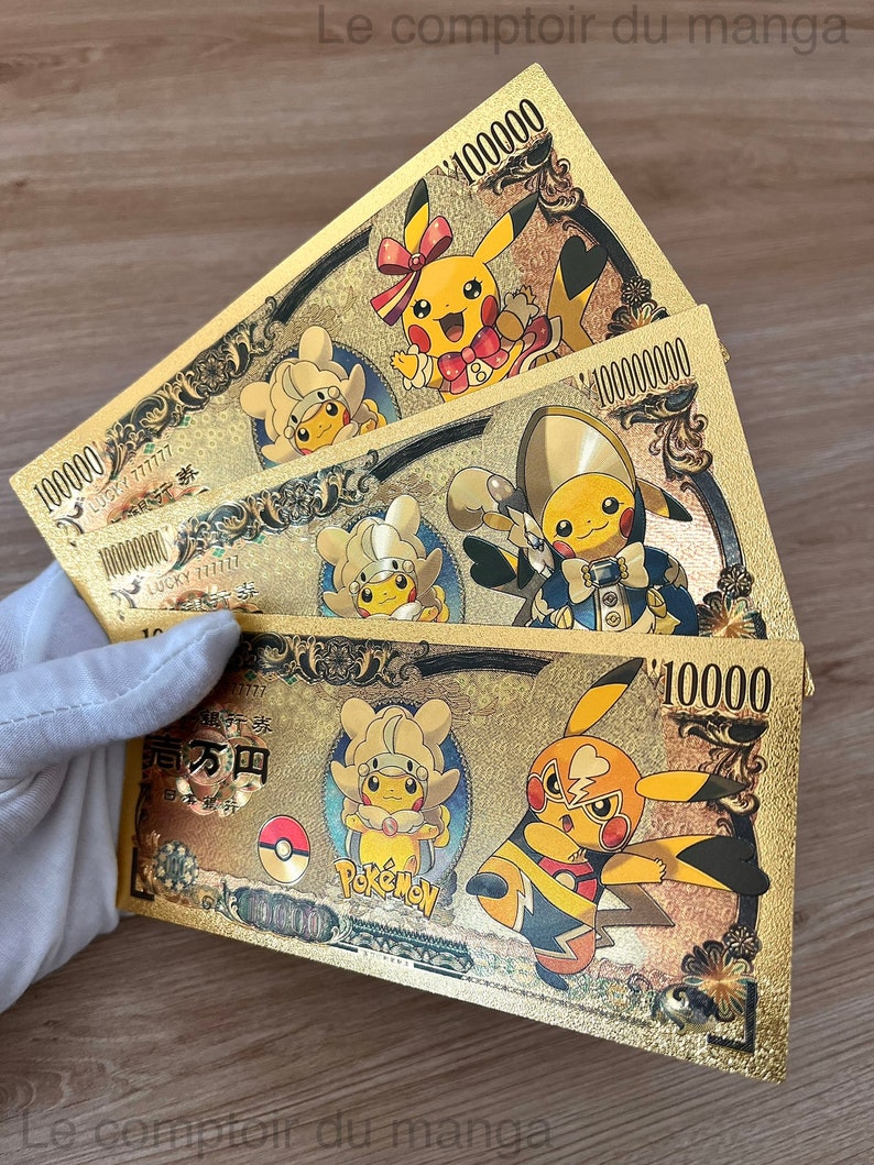 Pokemon Pikachu Cosplay dancer Collector's Banknotes - Etsy
