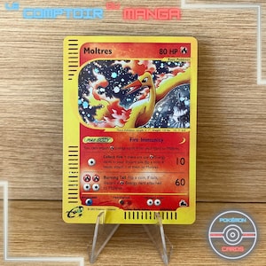 Moltres H20/H32 Skyridge - Version Anglais - Holographique - Proxy - Haute Qualité  - Carte à collectionner