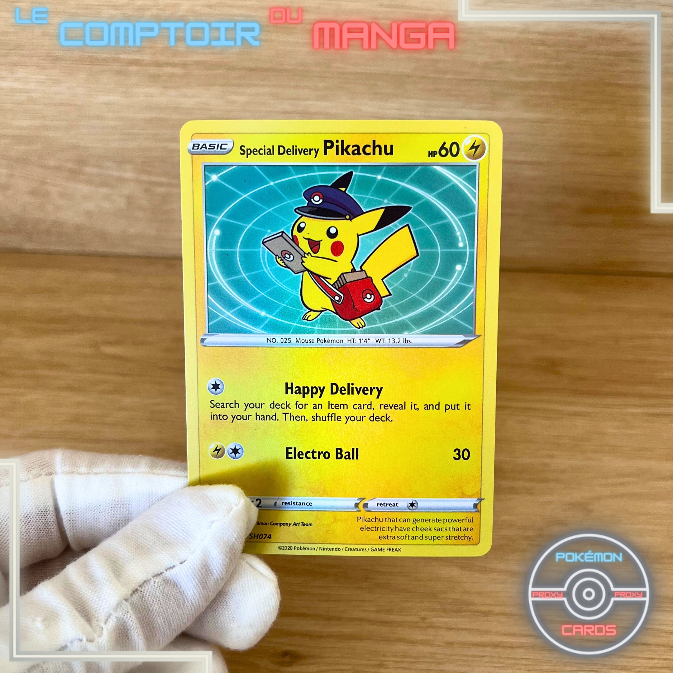 Special Delivery Pikachu Promo SWSH074 - Sword & Shield - English