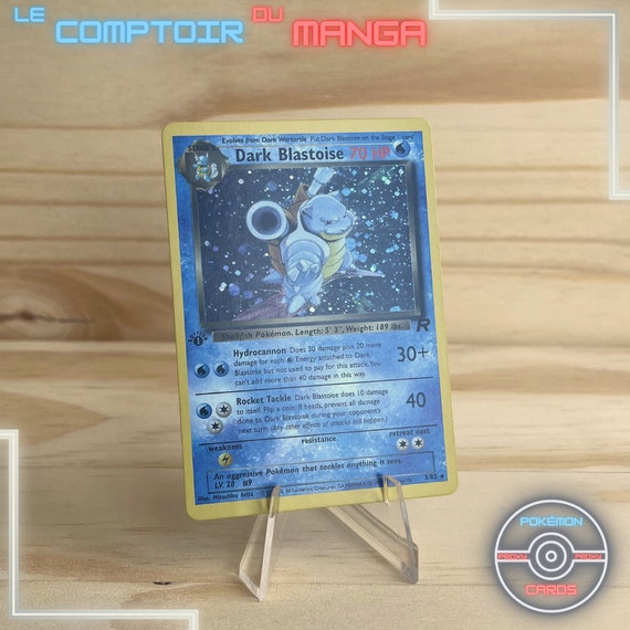 Dark Blastoise 3/82 Team Rocket - English Version - Holographic