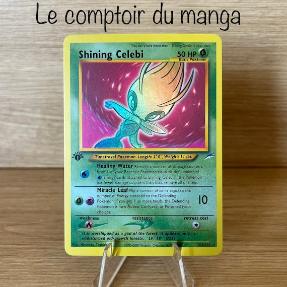 ポケモンカードゲーム　英語版 Shining Celebi Shining Celebi SM79 SHINY ULTRA RARE Shining Legends Pokemon Card