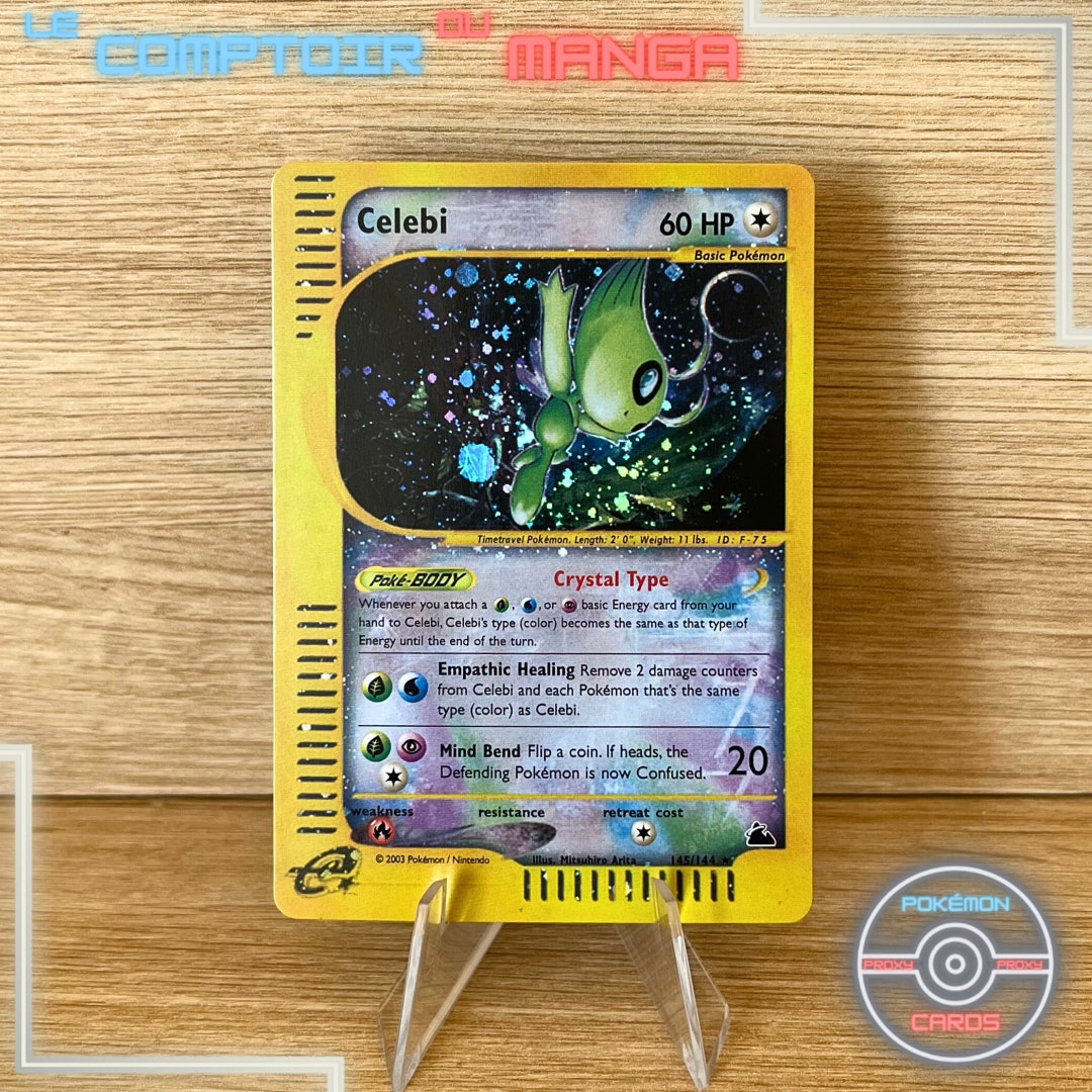 ポケモンカード　セレビィ Celebi 145/144 英語版 Celebi 145/144 Skyridge - English Version - Holographic