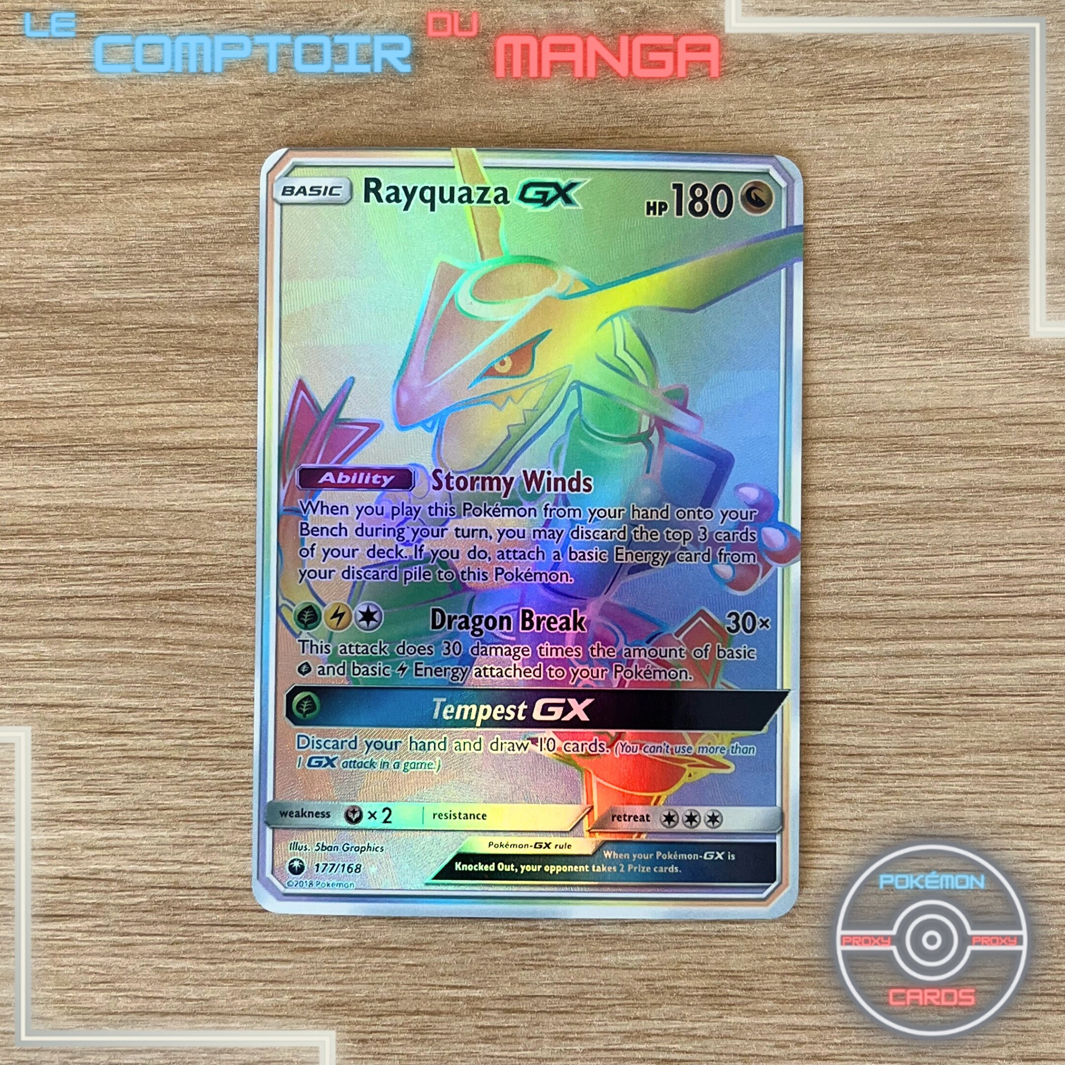 Rayquaza-GX (#177/168) - Epic Game - A loja de card game mais ÉPICA do  Brasil!