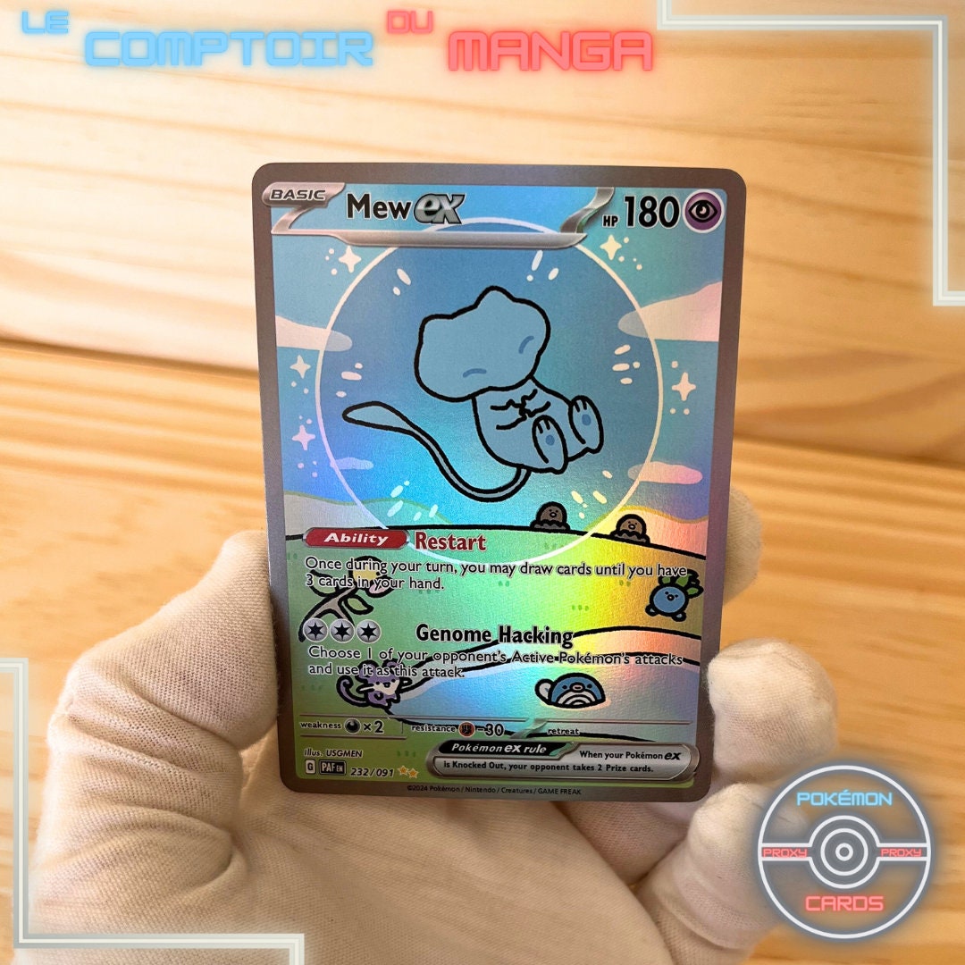 ミュウex Mew ex 英語　232/091 SAR SV4a 美品】ミュウex Mew ex 英語 232/091 SAR SV4a - メルカリ
