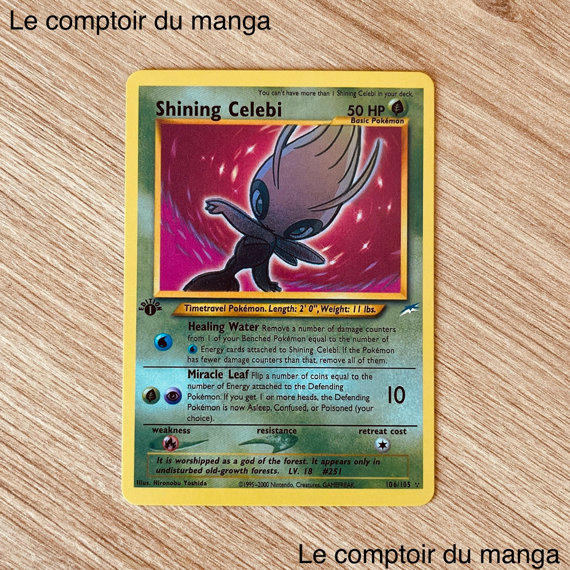 Shining Celebi 106/105 Neo Destiny - English Version