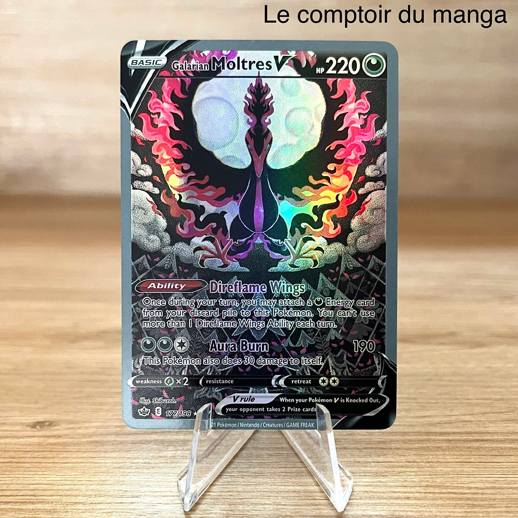 Carta Pokémon Articuno de Galar-V (170/198) Ultra Rara Reinado