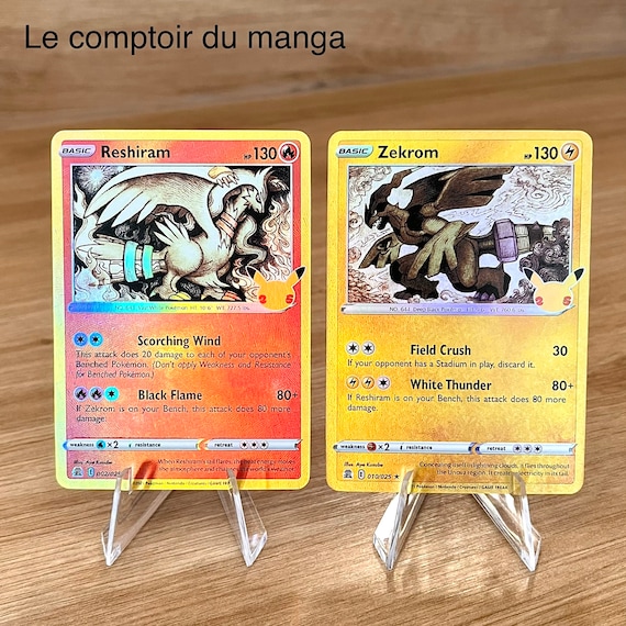 Pikachu Zekrom Set of 3 Cards Tag Team Card EX Card -  Finland