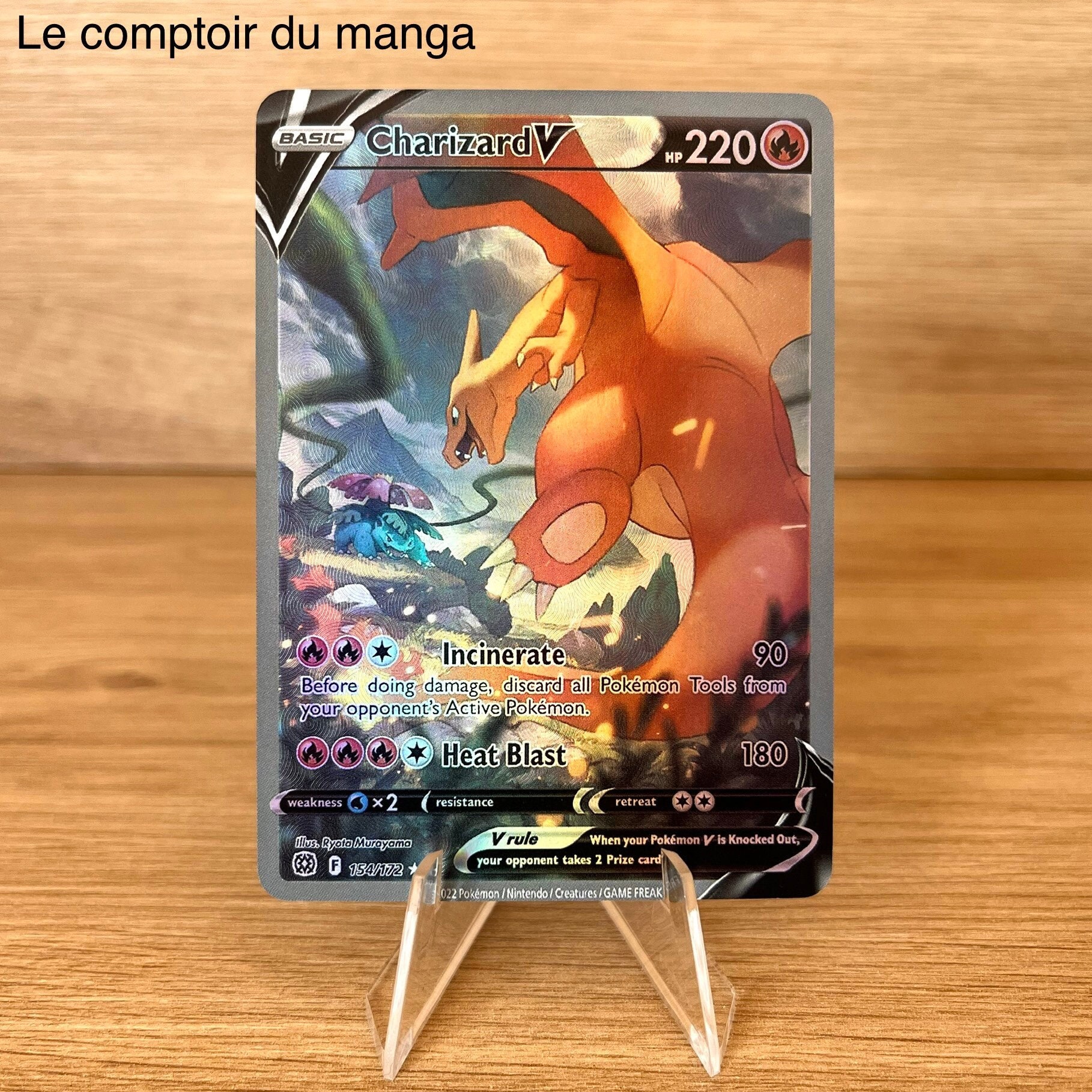 Charizard V 154/172 Alternative Full Art Brillant Stars Charizard V 154/172 Alternative Full Art Brillant Stars