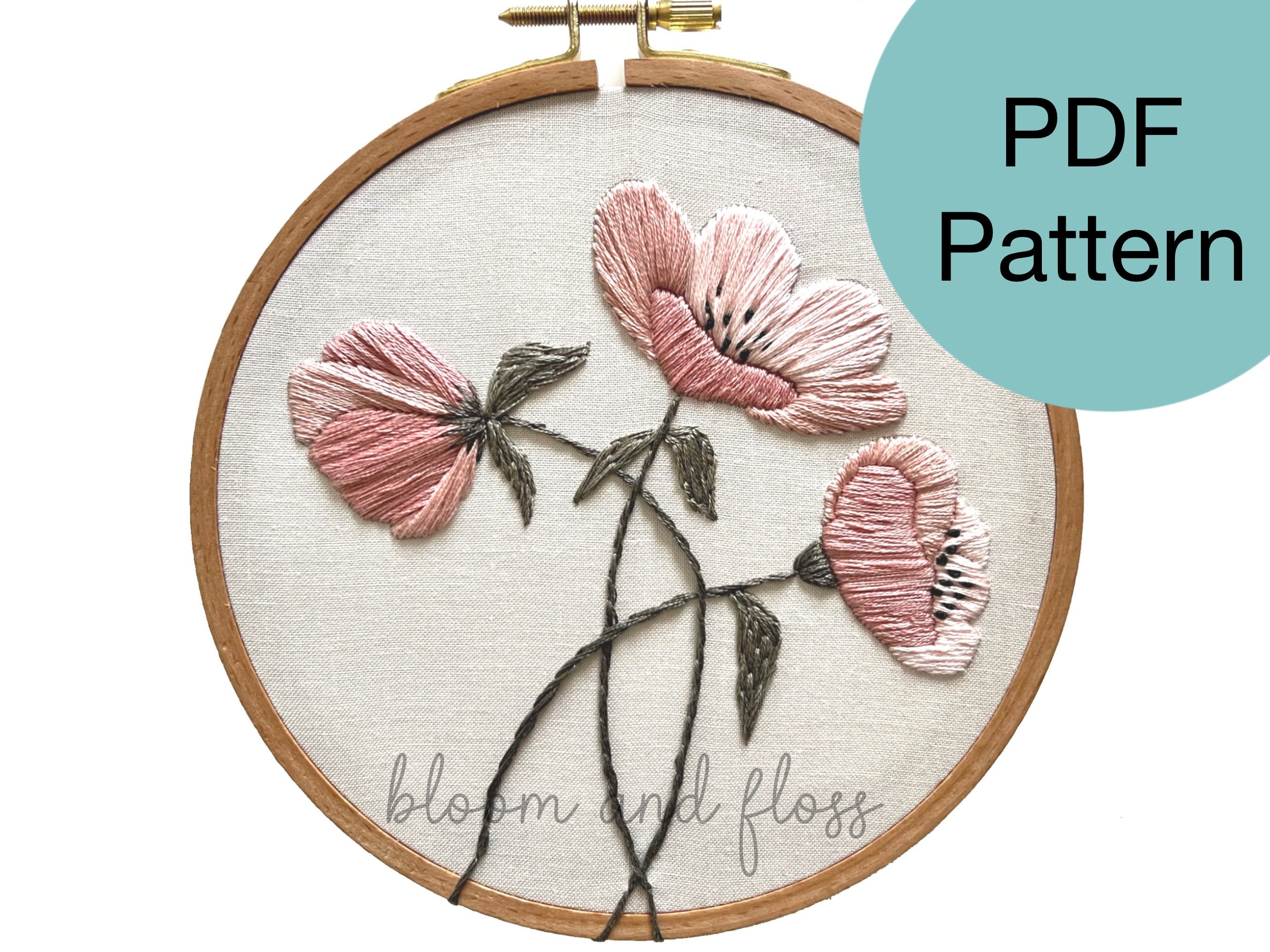 The Best Pens for Transferring Embroidery Designs – Muse of the Morning –  Hand Dyed Embroidery Floss & Fabric + PDF Embroidery Patterns