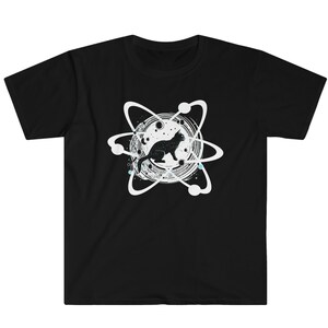 Physic cat shirt | Schroedinger cat Tshirt | Atom cat shirt | researcher tshirt