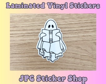 Ghost reading book, halloween sticker, ghost, kindle sticker, bookish, halloween lover, Vinyl sticker, stickers for laptop, best friend gift
