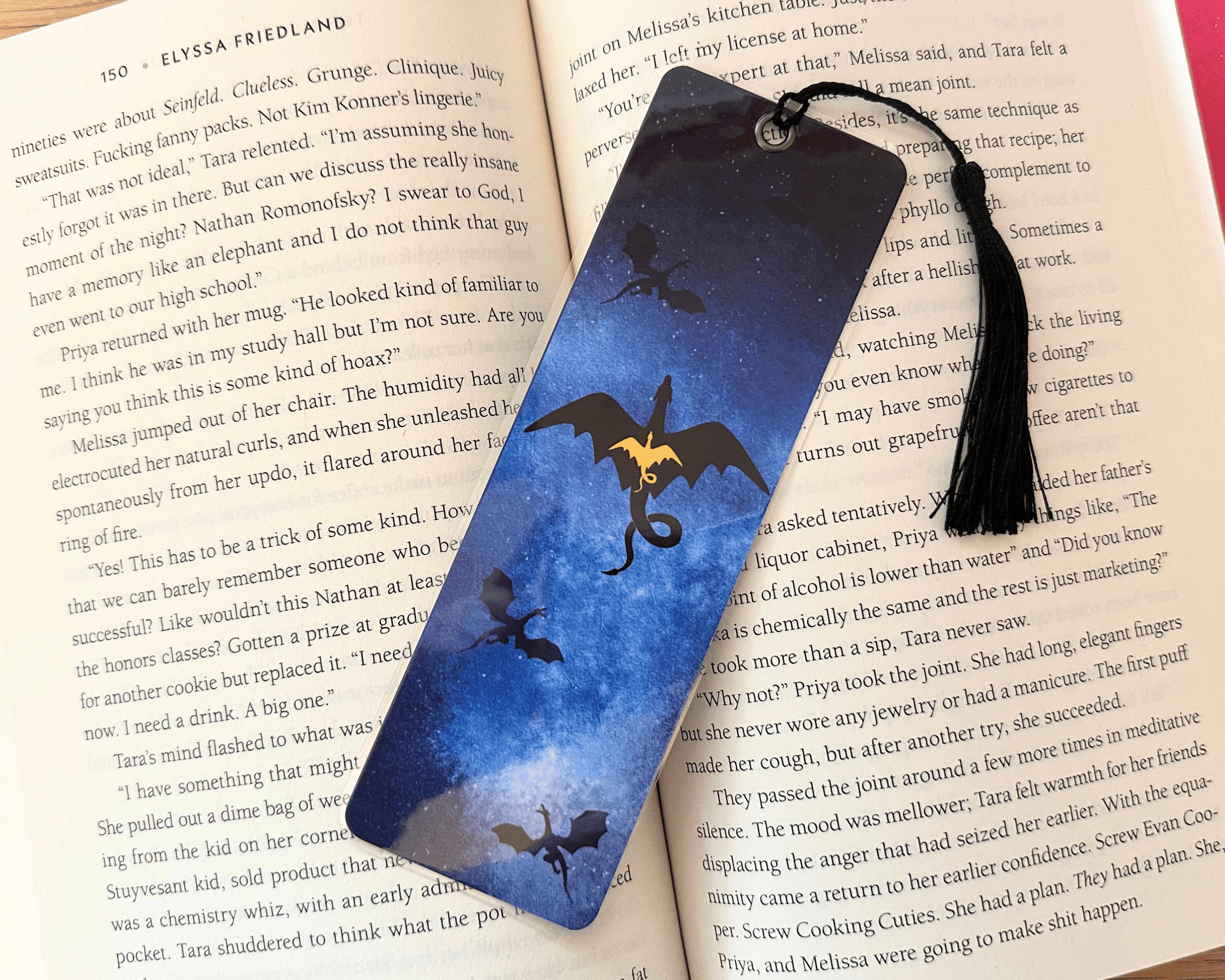 The House of Sorrowing Stars HANDPAINTED BOOK EDGES Sprayed Book
