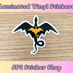Fantasy sticker, book lover gift, dragon decal, book stickers, kindle stickers, reading stickers, stickers for laptop
