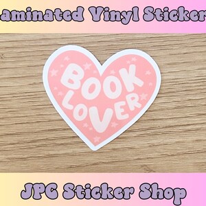 Book Lover, book stickers, kindle stickers, reading stickers, Vinyl sticker, stickers for laptop, best friend gift, water bottle decal