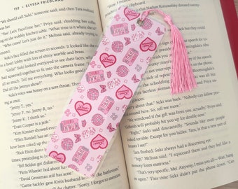 Tay Summer Bookmark, Handmade Bookmark, music lyric bookmark, Book Lover gift, Bookish merch, gift for reader, laminated, music lover