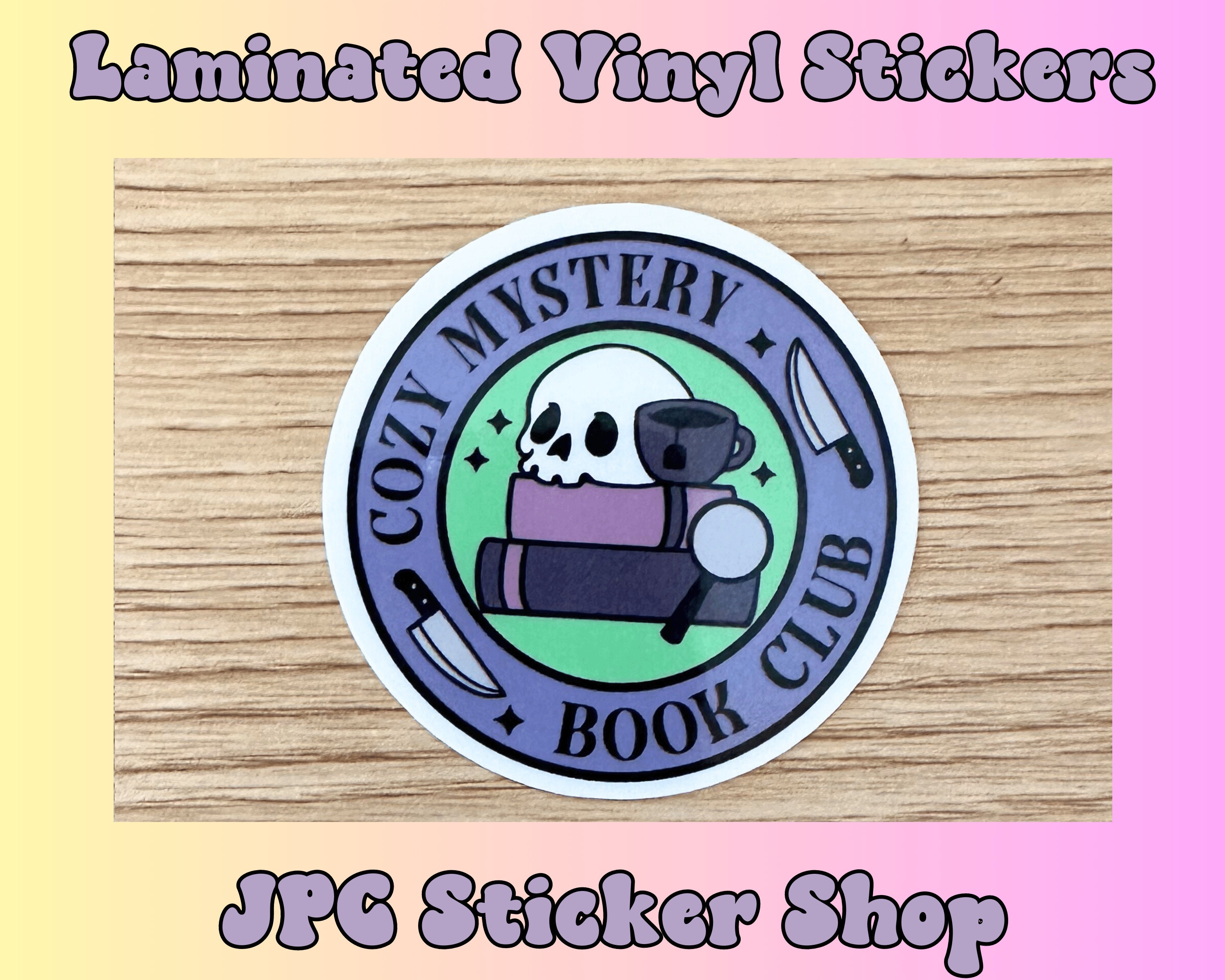 Cozy Book Stack | Vinyl Sticker Cozy Book Stack | Vinyl Sticker