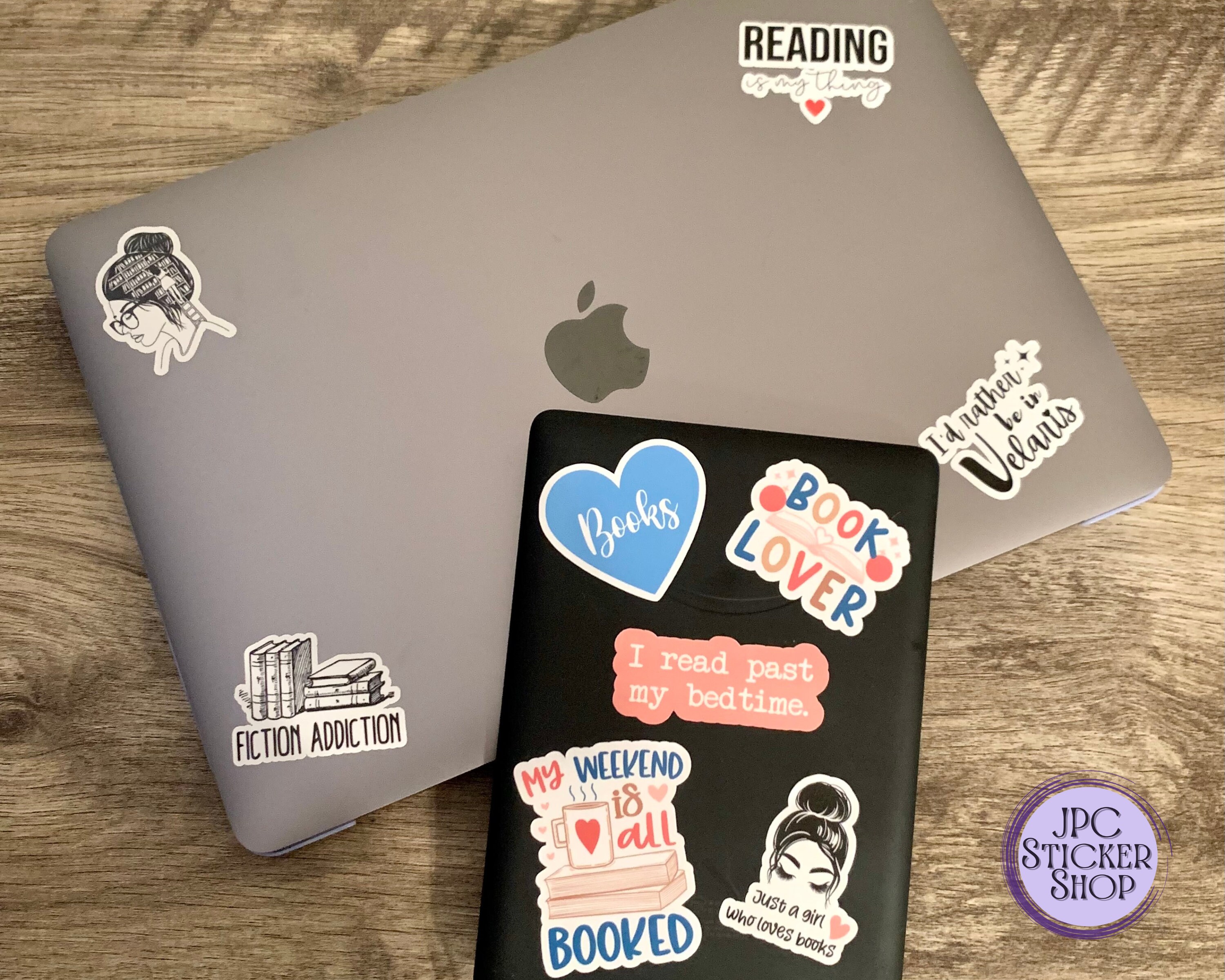 Coho Book Stack Sticker Vinyl Sticker Stickers for Laptop - Etsy